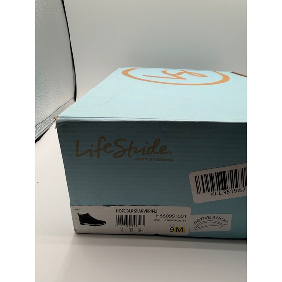 Aerosoles Black Ankle Chelsea Sneaker Boots Side Zip Women's - Picture 10 of 11